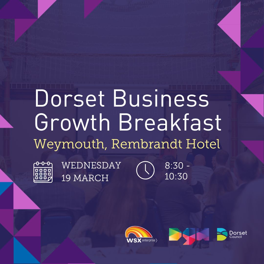 Are you a business in Dorset that’s looking to increase business connections?

We have another Business Growth Breakfast happening on 19th March and this time, we’re heading to Weymouth!

Here’s the place to book your spot: eventbrite.com/e/111948404992…