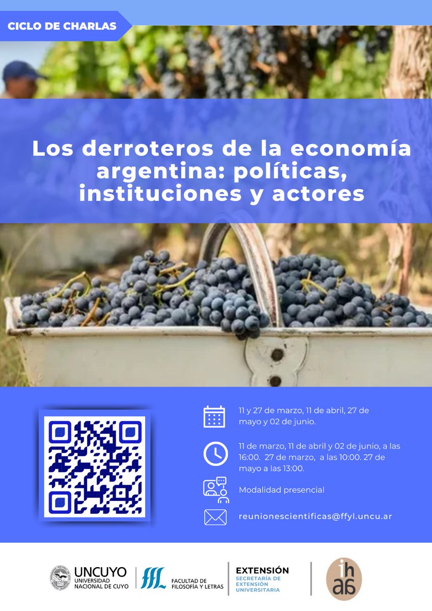 📍"La escuela austríaca y su recepción local"
🗣️<a href="/JuanOdisio/">Juan Odisio</a> <a href="/iiep_oficial/">Instituto Interdisciplinario de Economía Política</a> 
 
🗓️Martes 27 de mayo, 13:00 hs. (por meet).
✅Actividad Libre y gratuita 
Info ⬇️
bit.ly/41lgR5f
