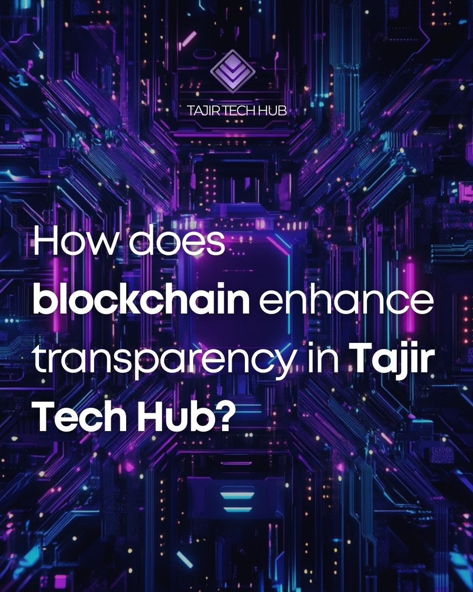 TJRMtoken's tweet image. 🔗 Immutable records, no intermediaries, and smart contracts ensure secure and efficient trade. Trust every transaction with blockchain! 🚀✨ #TJRM #TajirTechHub