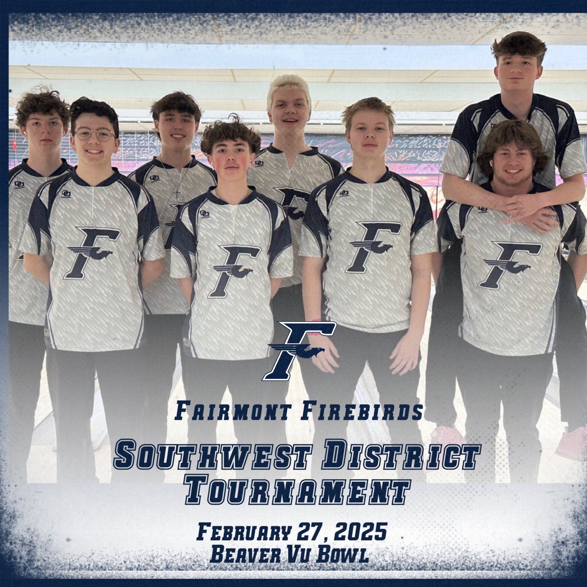 Good luck to the  Fairmont Boys as they compete at the Southwest District Tournament!!  #roadtostate #wearefirebirds