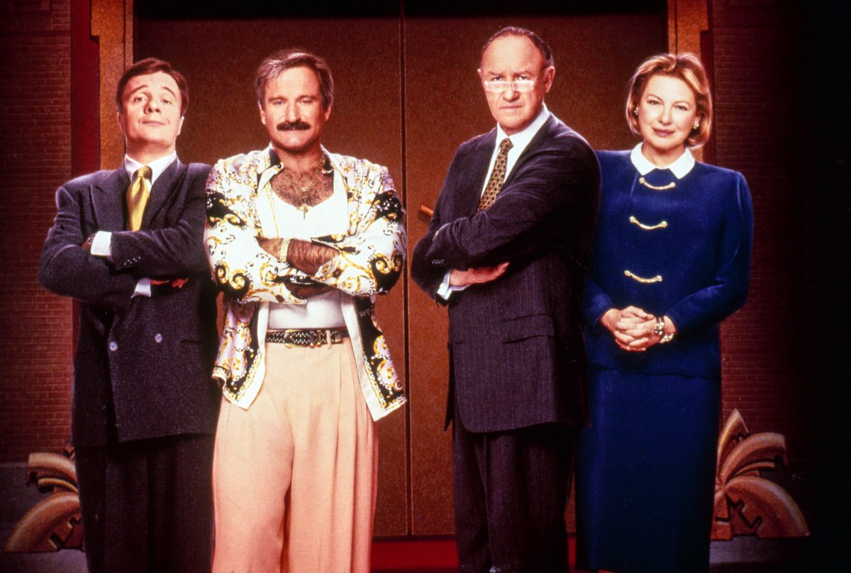 Nathan Lane pays tribute to his "The Birdcage" co-star Gene Hackman: 

“Gene was my favorite actor, as I think I told him every day we worked together. Getting to watch him up close, it was easy to see why he was one of our greatest. You could never catch him acting. Simple and