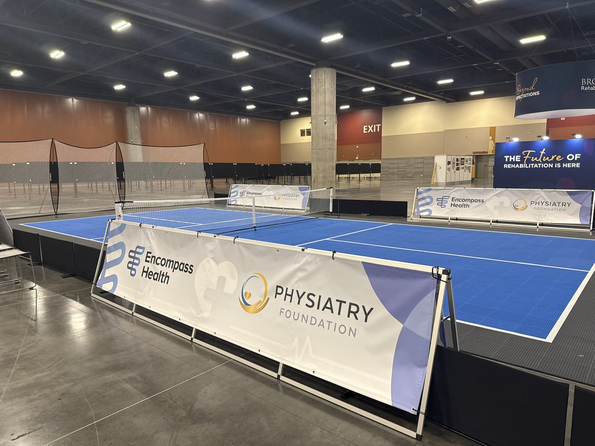 Let the games begin! 🥒 ‘Swing’ by the Expo Hall to cheer for your favorite squad! #Physiatry25