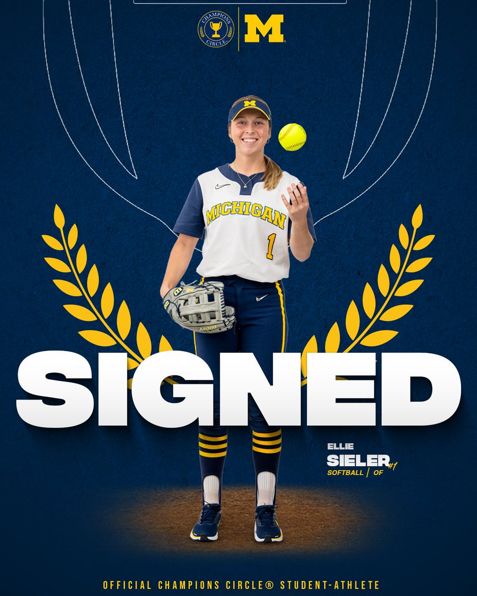 Champions Circle (@champcircleuofm) on Twitter photo The first team All-Big Ten outfielder is back for her senior year.
We’re excited to announce that Ellie Sieler (<a href="/EllieSieler/">ellie sieler</a>) is an Official Champions Circle Student-Athlete! The first team All-Big Ten outfielder is back for her senior year.
We’re excited to announce that Ellie Sieler (<a href="/EllieSieler/">ellie sieler</a>) is an Official Champions Circle Student-Athlete!