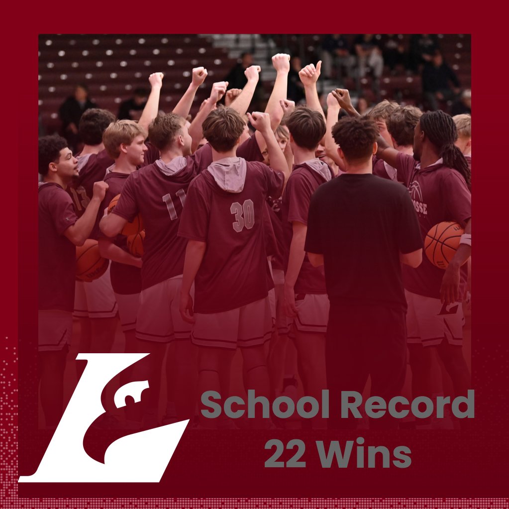 UWL Athletics (@uwlathletics) on Twitter photo <a href="/UWLEagleMBB/">UW-La Crosse Men’s Basketball</a> set a single-season school record with its 22nd win on Wednesday night after a 69-55 victory over UW-Eau Claire. The Eagles won 21 games in three different seasons (1975-76; 2019-20; 2021-22). #AsanEagle <a href="/UWLEagleMBB/">UW-La Crosse Men’s Basketball</a> set a single-season school record with its 22nd win on Wednesday night after a 69-55 victory over UW-Eau Claire. The Eagles won 21 games in three different seasons (1975-76; 2019-20; 2021-22). #AsanEagle