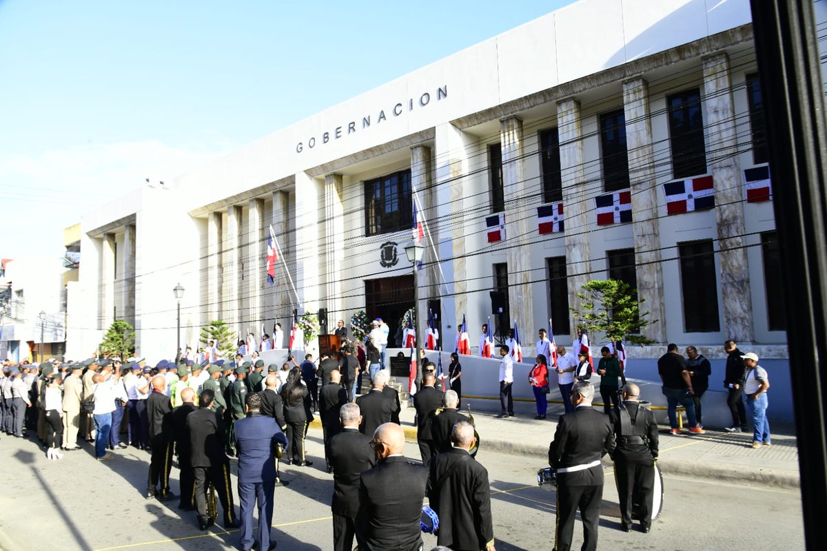 Hoy celebramos en Santiago, junto a las autoridades, maestros, estudiantes y ciudadanos el 181 aniversario de la "Independencia Nacional🇩🇴".

Honramos a nuestros padres fundadores, Duarte, Sánchez, Mella y demás próceres.

#VivaLaPatria🇩🇴