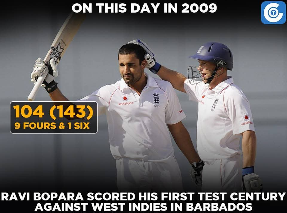 On this day 16 years back..

<a href="/ravibopara/">Ravi Bopara</a> scored his maiden test hundred.. 

#RaviBopara