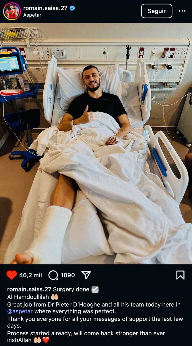 PdHooghe's tweet image. Dear Champ, It’s our honor Aspetar سبيتار to be part of your journey back to full strength. Your trust and heartfelt words means the world to us. Knowing you, your global fan base will surely not have to wait long to enjoy your 🇶🇦⚽️🇲🇦magic again! #teamwork #sportssurgery