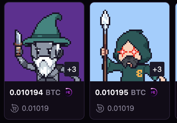 Had to pick up a few more here.

WOO <a href="/TheWizardsOfOrd/">🧙🏽‍♂️ The Wizards of Ord ⚡️</a> is one of the most undervalued projects in BTC Ordinals. 

Name one other project with builders like <a href="/lifofifo/">lifofifo ◉</a>  that have actually provided so many memepool and inscription tools?