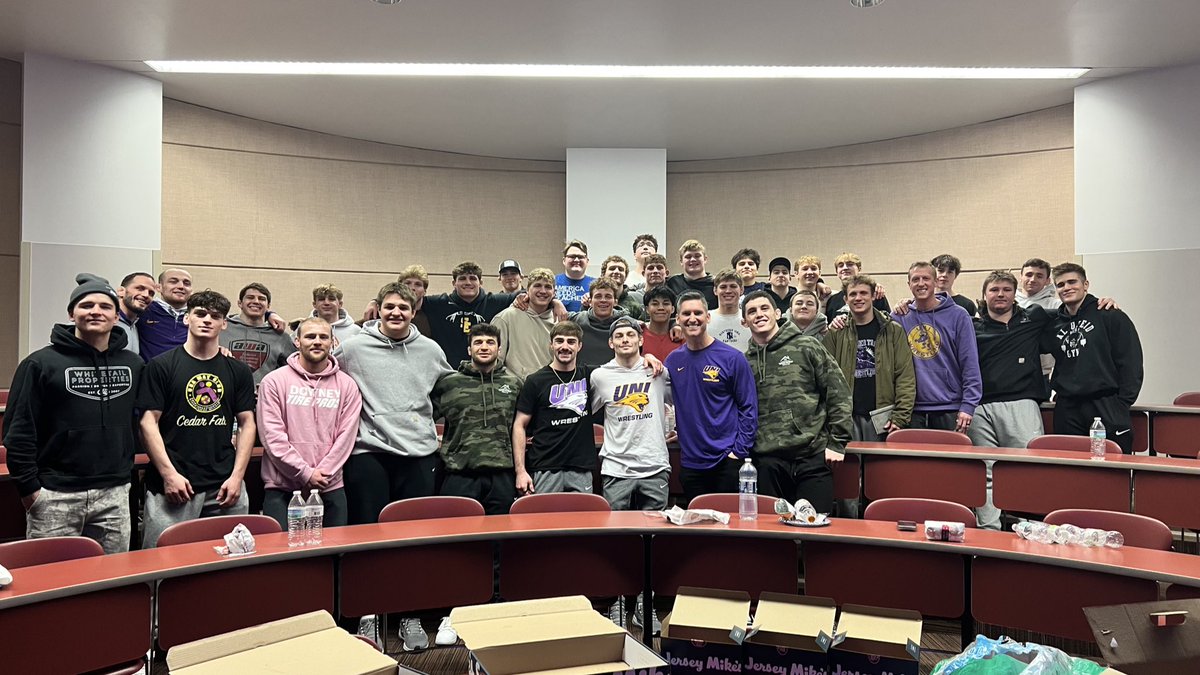 Jordan M. Montgomery (@jmmontgomeryco) on Twitter photo Minutes before I spoke to the Top 5 Nationally Ranked <a href="/UNI_wrestling/">UNI Wrestling</a> team this week I had a fascinating, but very simple conversation with former Olympian and UNI Head Wrestling Coach Doug Schwab.
We were discussing his Top 5 nationally ranked division one wrestling team. I Minutes before I spoke to the Top 5 Nationally Ranked <a href="/UNI_wrestling/">UNI Wrestling</a> team this week I had a fascinating, but very simple conversation with former Olympian and UNI Head Wrestling Coach Doug Schwab.
We were discussing his Top 5 nationally ranked division one wrestling team. I