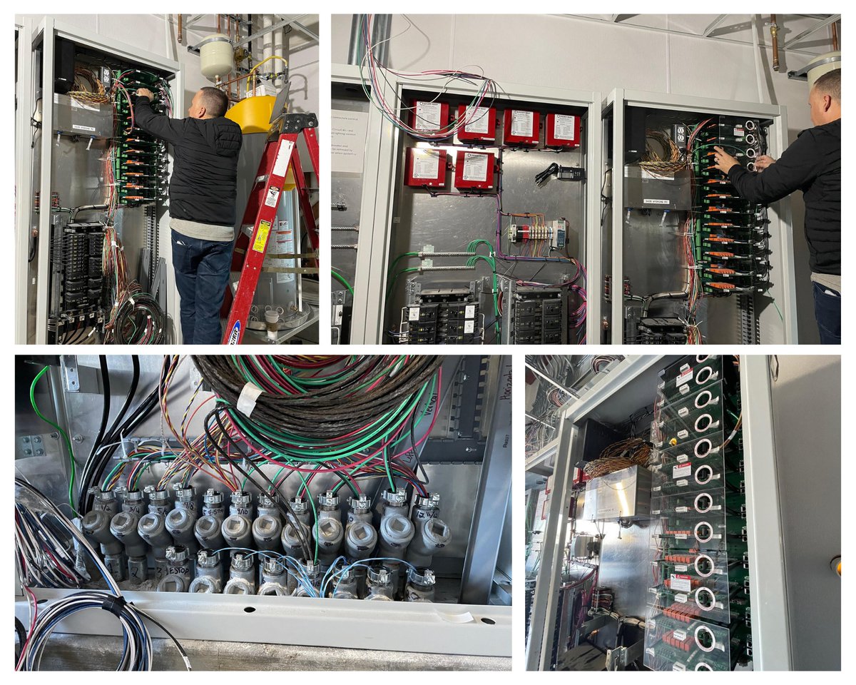 ssdilv's tweet image. This week in Wyoming, MI, we had a top-notch electrician keeping things on track while Adam &quot;Boss-man&quot; Bohnet did a full panel inspection and shared key insights.

Smooth installs = happy customers!  #SSDi #FuelingIndustry #ElectricalIntegration #StartupSuccess