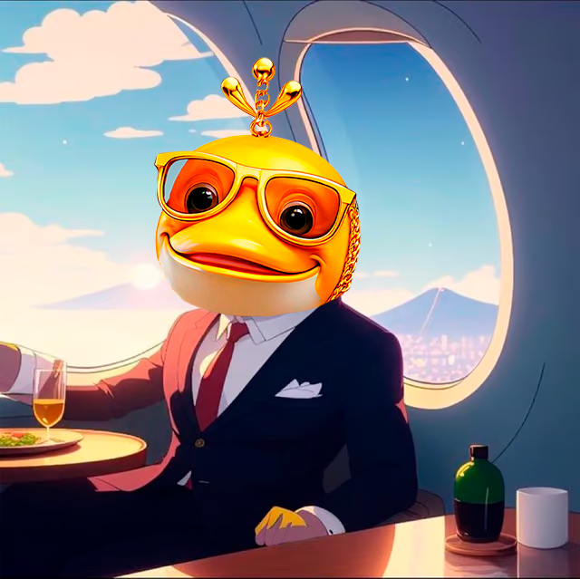 The baby whale was supposed to wear a crown... but since he didn’t have one, he decided to grow golden seaweed on his head instead! 👑 

A true $CRAWL finds a way to flex—even when there’s no crown!🐋