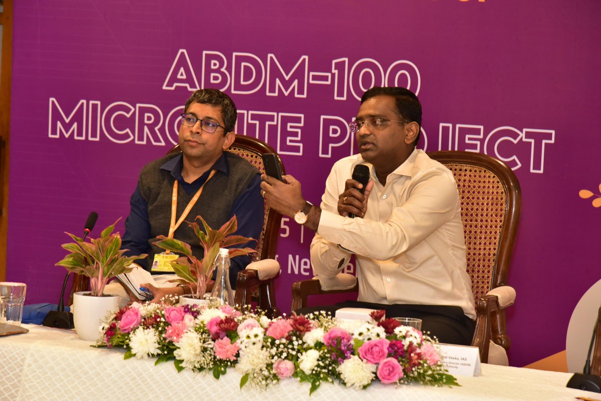 A felicitation ceremony and workshop was organised at Civil Services Officer’s Institute (CSOI) New Delhi today to felicitate the top performing healthcare facilities of Ayushman Bharat Digital Mission’s 100 Microsite project.

#100micrositeproject #microsites #ABDMmicrosites