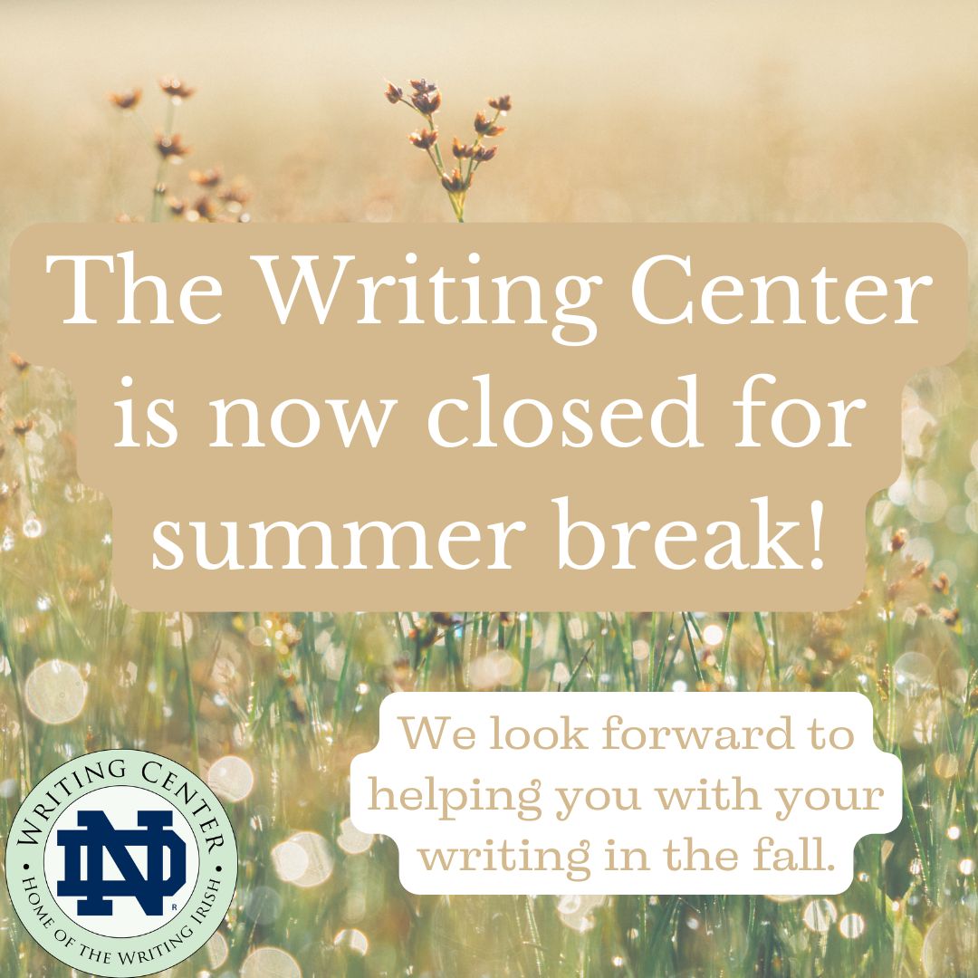 ND Writing Center tweet media