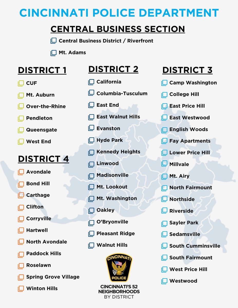 CincyPD's tweet image. Save this post for future reference! Knowing your district helps you stay informed, report incidents quickly, and connect with the right officers in your community.