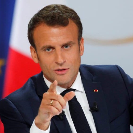Macron stated that russia should pay reparations to Ukraine, the USA, and other supporting countries.