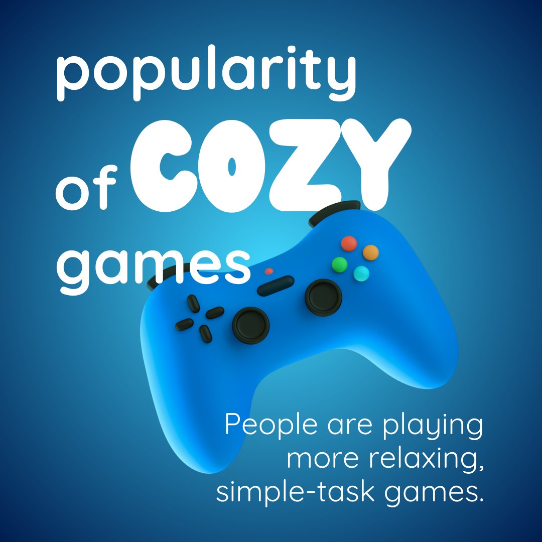 rootnoteco's tweet image. Cozy content is the new thing, especially with video games. Cozy gaming is building a large community around the world - bringing players together through relaxing gameplay, wholesome storytelling, and stress-free experiences.

#cozygaming #cozycontent #content #videogame #simple
