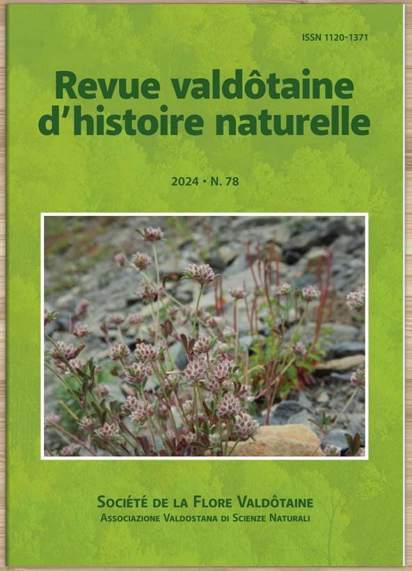 📖Nuova pubblicazione de La Société de la Flore Valdôtaine.

Nel Bulletin n. 78 de la Revue Valdôtaine d'Histoire Naturelle - 2024, rivista fondata nel 1902, una rivisitazione dal punto di vista grafico e in termini di contenuti.
Queste le principali novità:
✨più immagini
✨un