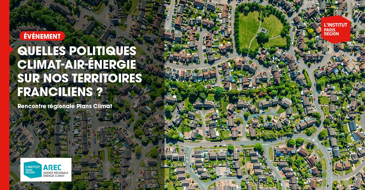 AREC Île-de-France (@arecidf) on Twitter photo Quelles politiques climat-air-énergie sur nos territoires franciliens ?
🗓️ 03/04 - Rencontre régionale Plans climat
arec-idf.fr/evenements/que…
#Climat #Collectivités Quelles politiques climat-air-énergie sur nos territoires franciliens ?
🗓️ 03/04 - Rencontre régionale Plans climat
arec-idf.fr/evenements/que…
#Climat #Collectivités