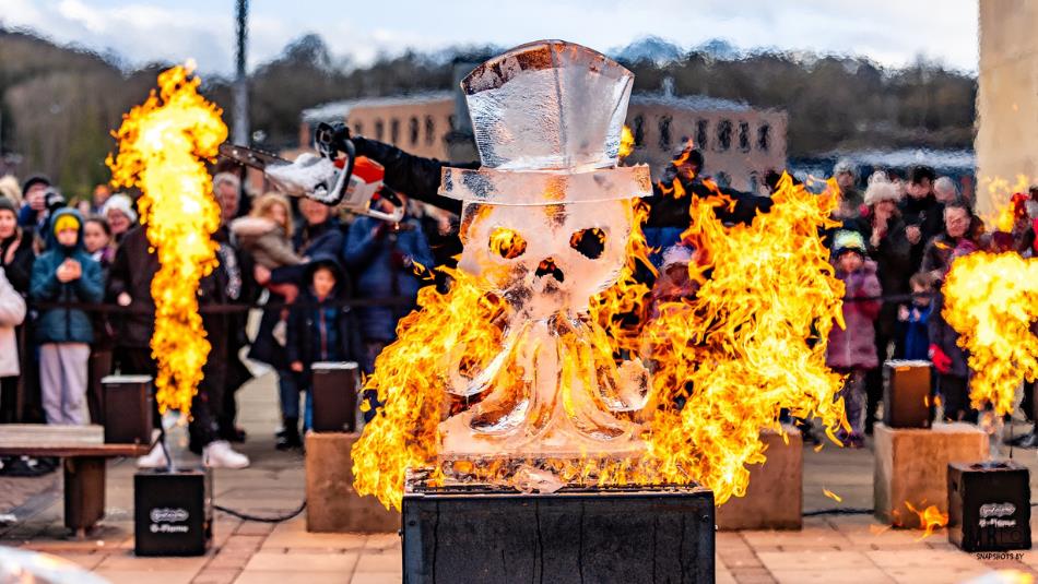 Fire and Ice Festival returns to Durham City tomorrow🔥🧊

The festival will be a spectacular winter event transforming the city centre into a captivating wonderland. Stunning ice sculptures, carved by world-class artists, are displayed throughout the streets.