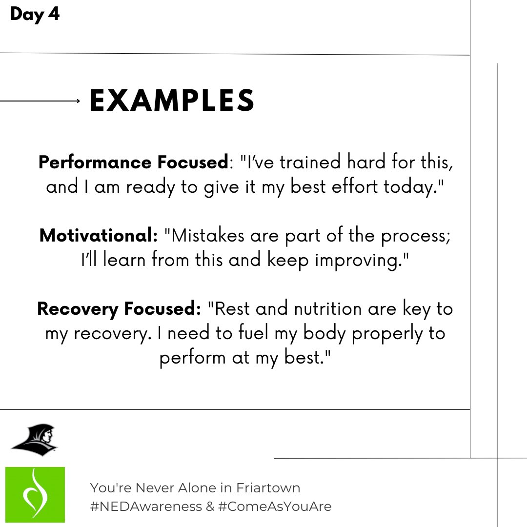 PC_SAAC's tweet image. Day 4 of National Eating Disorder Awareness week is all about SELF TALK! Read all about it below! #NEDAwareness #ComeAsYouAre