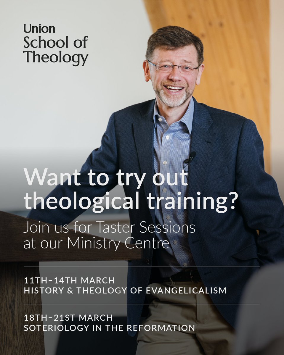 Want to try out theological training before you apply?

Join us in March for one of our MTh Taster Sessions to experience what it's like to study with Union!

Register now: ust.ac.uk/open-events