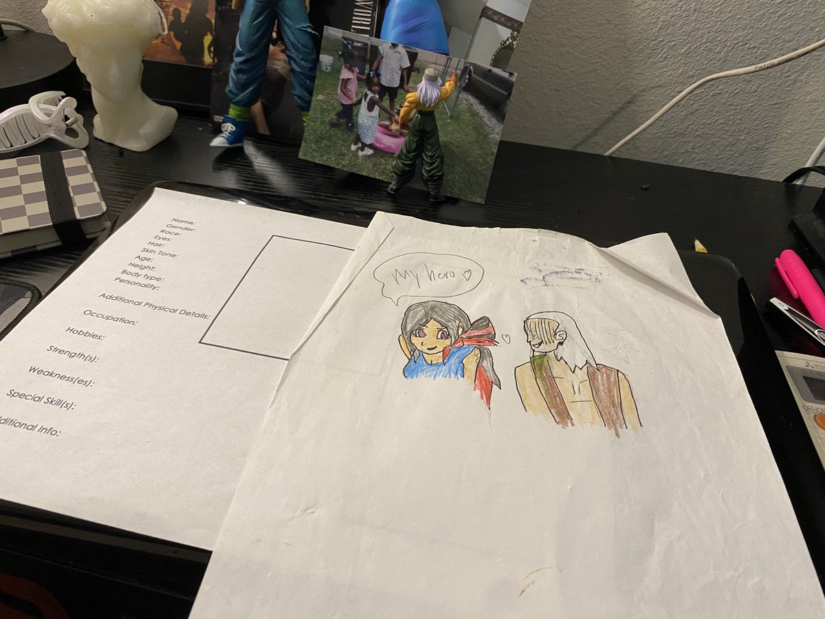 argentiana13's tweet image. “my hero~” 🐲💋 #throwback #dbz #android13 #dbzoc (2013???) #radeena