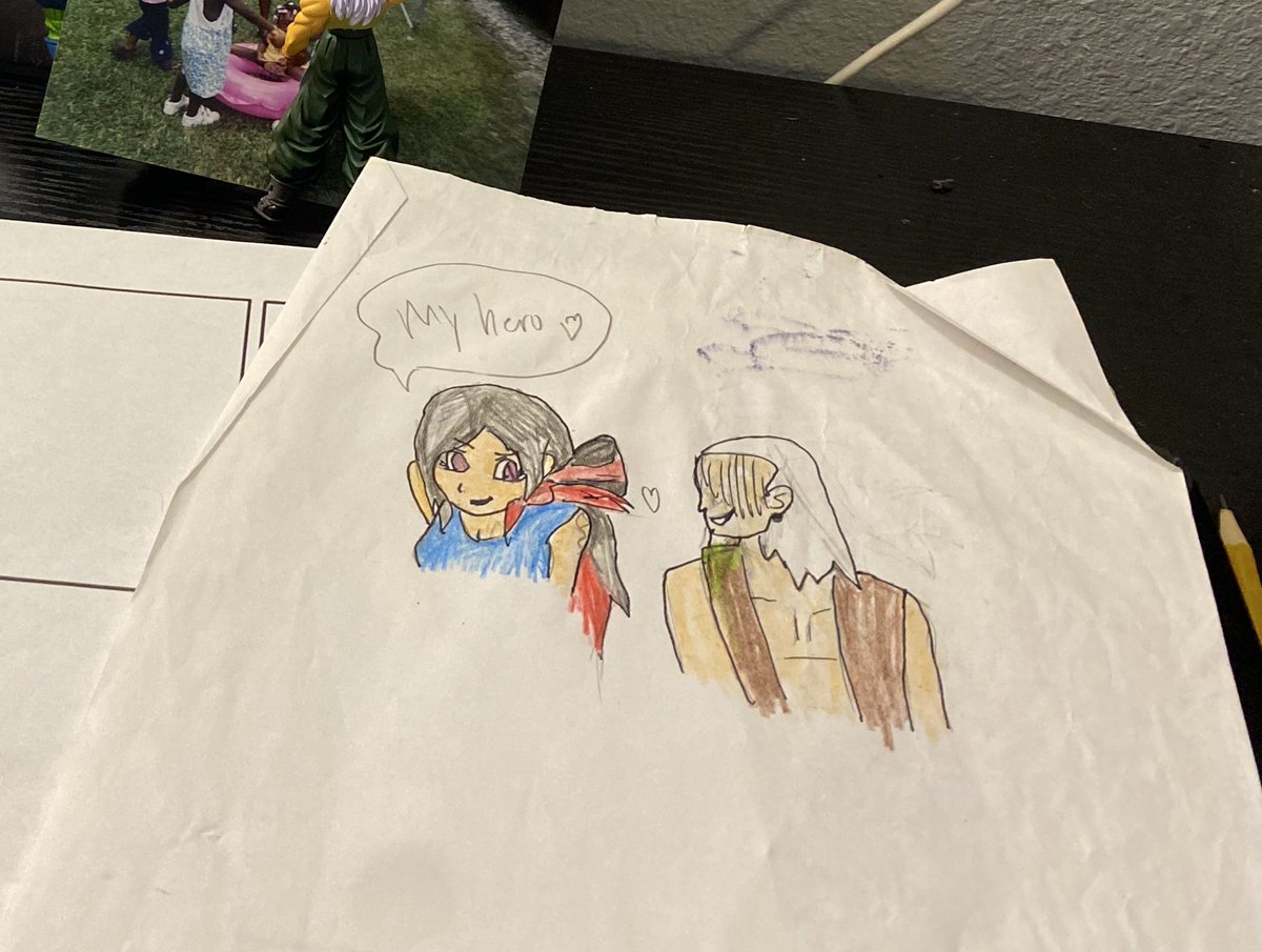 argentiana13's tweet image. “my hero~” 🐲💋 #throwback #dbz #android13 #dbzoc (2013???) #radeena