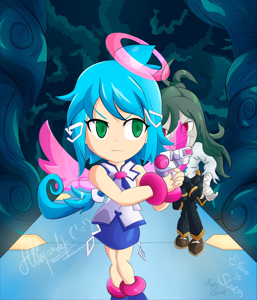 Massiel45614954's tweet photo. bueno acá con esta dulce y hermosa Ekoro contra el Stratos
la verdad me gusto mucho Mighty Gunvolt pero lo sentí corto aun así eso es mas que lo que nos ofreció el Inafunado
#MightyGunvolt https://t.co/UJxwdeVpXI