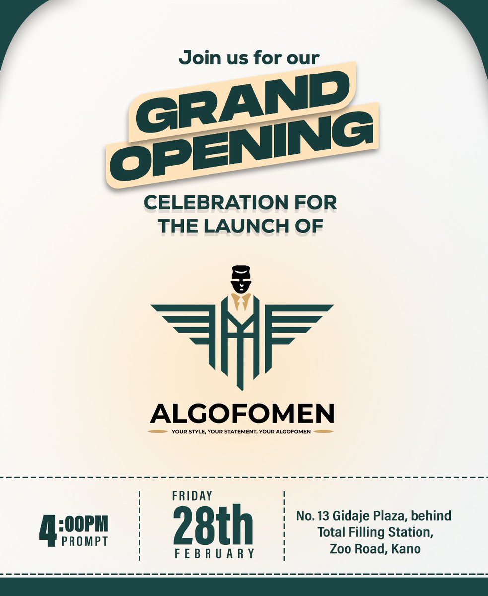 algofomen's tweet image. Kano Branch will launch tomorrow in sha Allah