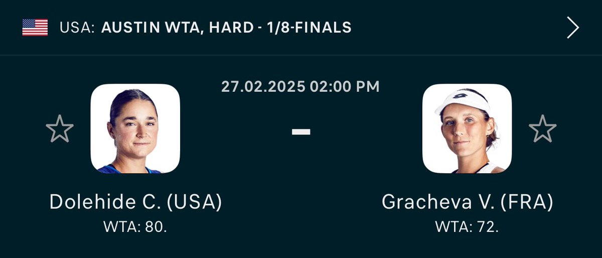 PicksWithEnergy's tweet photo. WTA Austin 🇺🇸 Found a play here! 🎾
Who wants it? Like this post for the play! ❤️
#GamblingX #Dolehide #Gracheva #WTAAustin https://t.co/LHjMwFRMpf