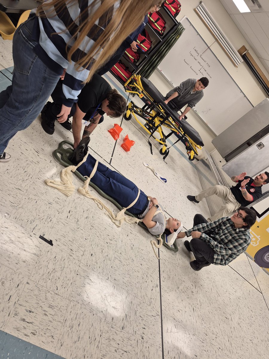 EMT II skills day. <a href="/McAllenISDCTE/">McAllen ISD CTE</a>