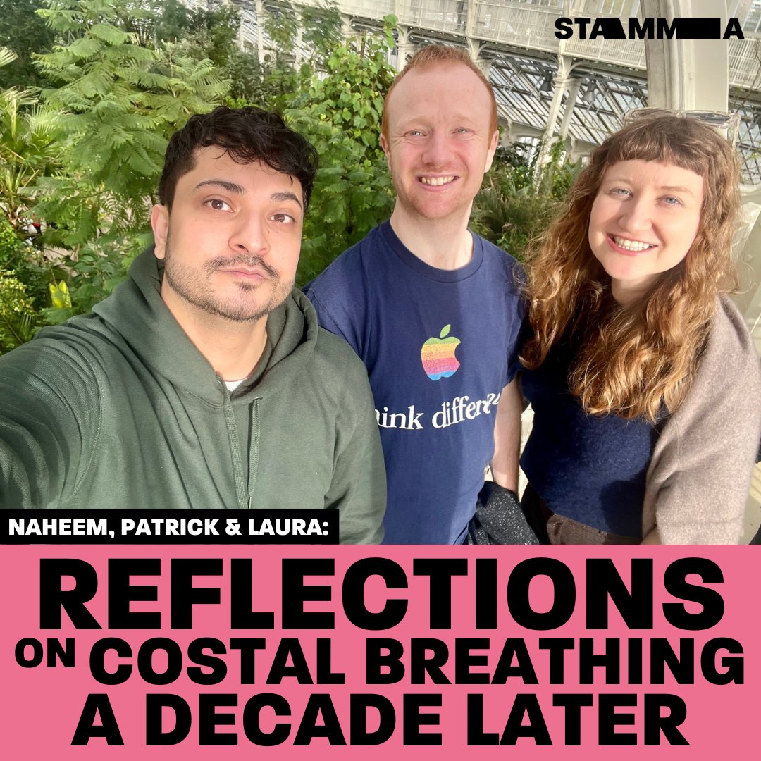 "Through sharing our experiences, we hope to contribute to a broader conversation about stammering that honours each person's path to their voice."

Read Naheem, Laura &amp; Patrick's article looking back at their experiences on courses to control stammering stamma.org/your-voice/ref…