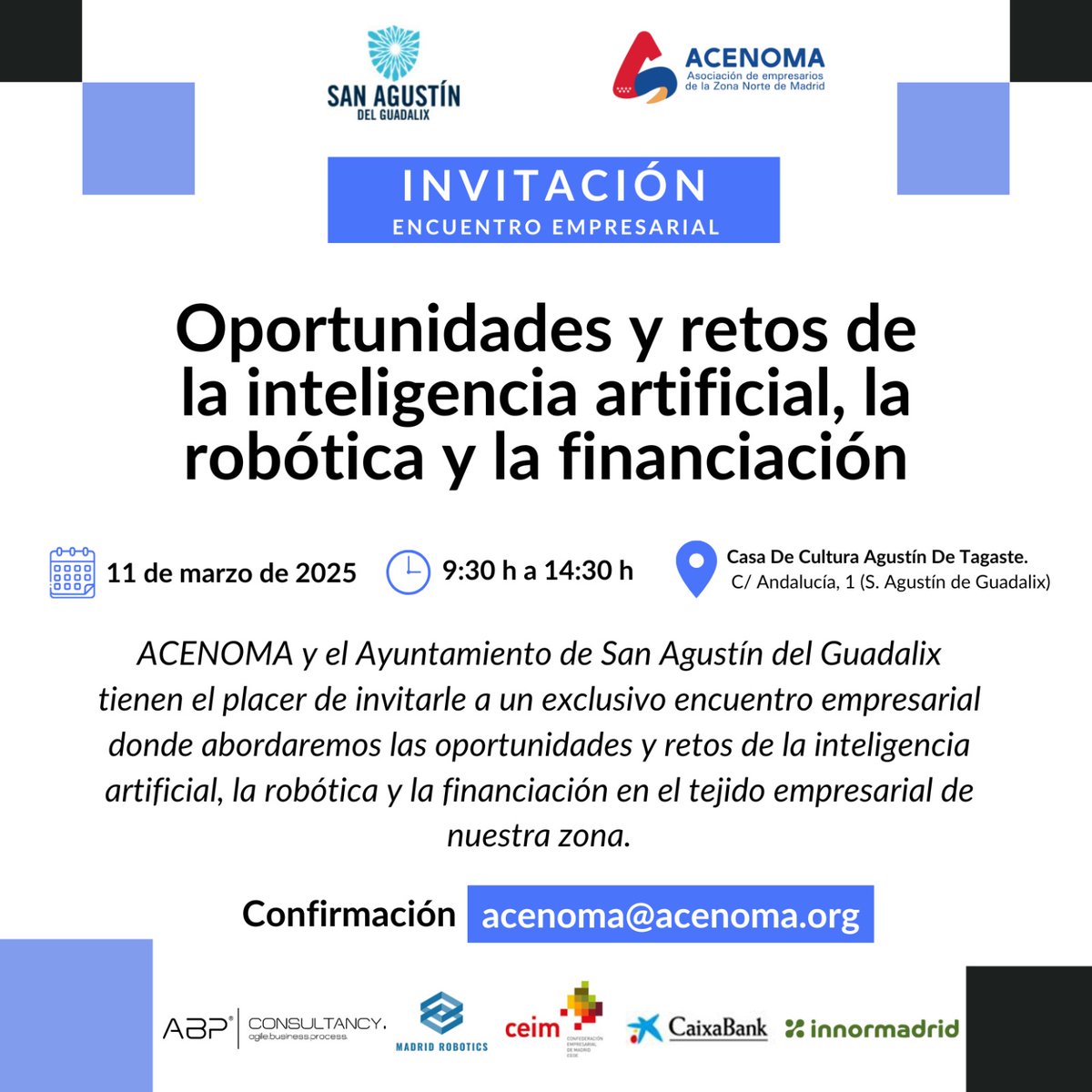 Tienes toda la información como siempre en acenoma.org