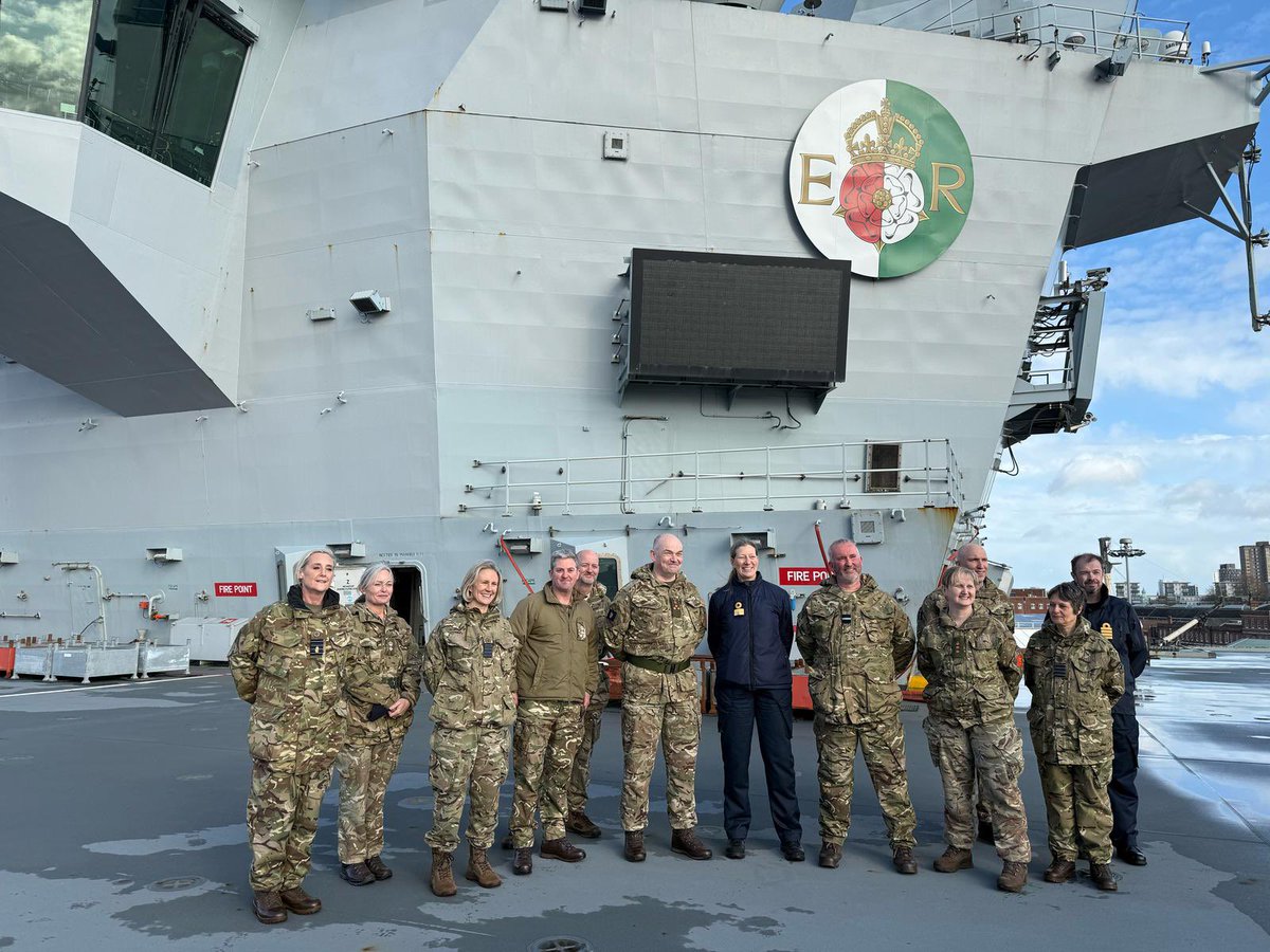 Commodore Alison Hofman (@cdreahofman) on Twitter photo Super day hosting my fellow Heads of Medical Services, and their OF5s , along with Strat Plans from HQ DMS as we seek to look for opportunities to further optimise integrated operating. Thanks also to the CO and Medical team <a href="/HMSQNLZ/">HMS Queen Elizabeth</a> for your valuable time. <a href="/DMS_MilMed/">Defence Medical Services</a> Super day hosting my fellow Heads of Medical Services, and their OF5s , along with Strat Plans from HQ DMS as we seek to look for opportunities to further optimise integrated operating. Thanks also to the CO and Medical team <a href="/HMSQNLZ/">HMS Queen Elizabeth</a> for your valuable time. <a href="/DMS_MilMed/">Defence Medical Services</a>