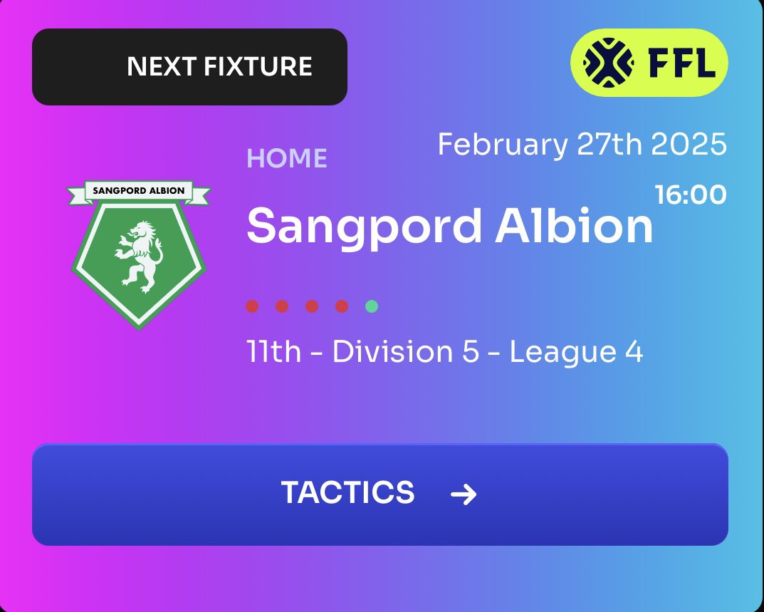 Forough Road is filling up for the visit of Sanford Albion, just 1 point from our opening two games so far. The Selly faithful will be hoping it’s 3rd time lucky 🤞🤞come on you Dragons 🔥🔴⚫️