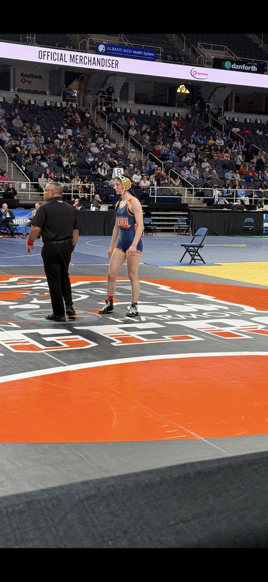 Gabby Severin and Jess Marzano representing Bethpage and Section 8 at the State Championship!!  🇺🇸🦅#wearebethpage