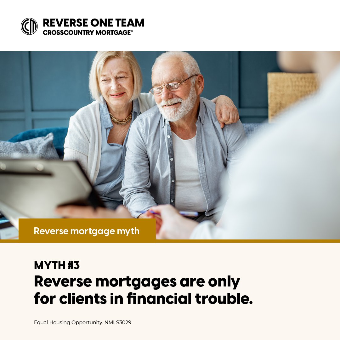 TLivingston_mtg's tweet photo. Fact: Many homeowners use reverse mortgages as a strategic financial tool to supplement retirement income, consolidate debt, fund home repairs, or cover medical expenses, not just as a last resort. https://t.co/EBodldsLi0