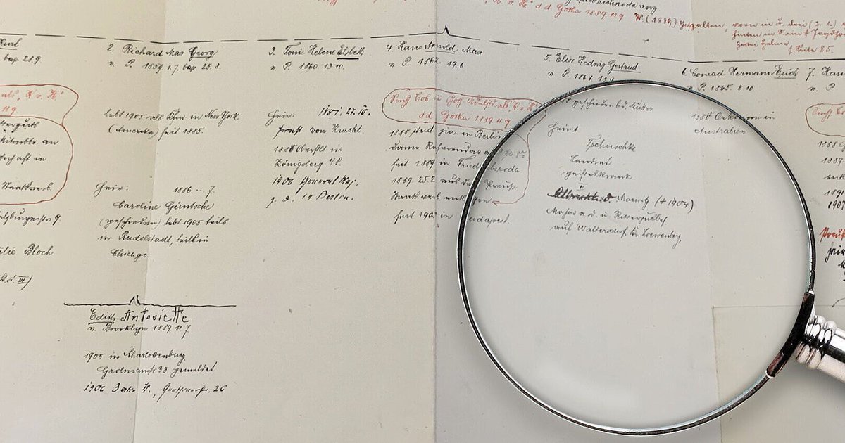 Ein schöner Bericht: Ahnenforschung im Geheimen Staatsarchiv in Berlin
spkmagazin.de/2024/selbstver…?