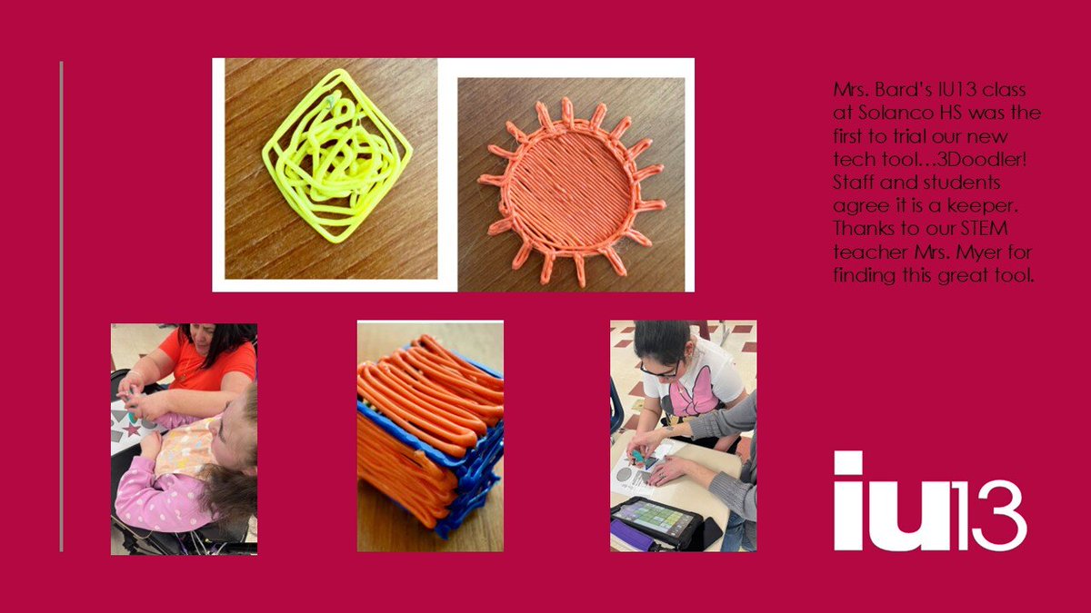 STEM at IU13 (@stematiu13) on Twitter photo Our <a href="/IU13/">Lanc-Leb IU13</a> STEM teacher, Mrs Myer found a great new tech tool - 3Doodler for our students to try out. They loved it at our <a href="/SolancoSchlDist/">Solanco School District</a> class of Mrs. Bard. Our <a href="/IU13/">Lanc-Leb IU13</a> STEM teacher, Mrs Myer found a great new tech tool - 3Doodler for our students to try out. They loved it at our <a href="/SolancoSchlDist/">Solanco School District</a> class of Mrs. Bard.