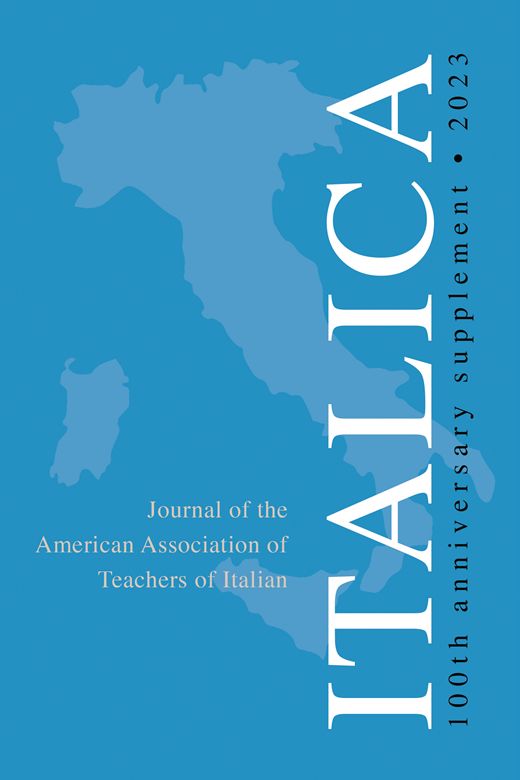 The <a href="/AATItalian/">AATI talian</a> was inaugurated at the 1923 <a href="/MLAnews/">MLA News</a> Convention. Today, the AATI is the largest organization of Italian studies internationally. In the 100th anniversary issue, <a href="/RyanCalabretta/">Ryan Calabretta</a> highlights some of the most noteworthy moments. cc: 
<a href="/gssummer/">Giovanna Summerfield</a> scholarlypublishingcollective.org/uip/ital/artic…