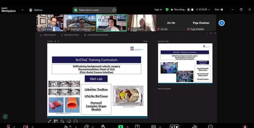 Another successful webinar from the SSAT Research Committee "International Experience with Robotic Surgery"