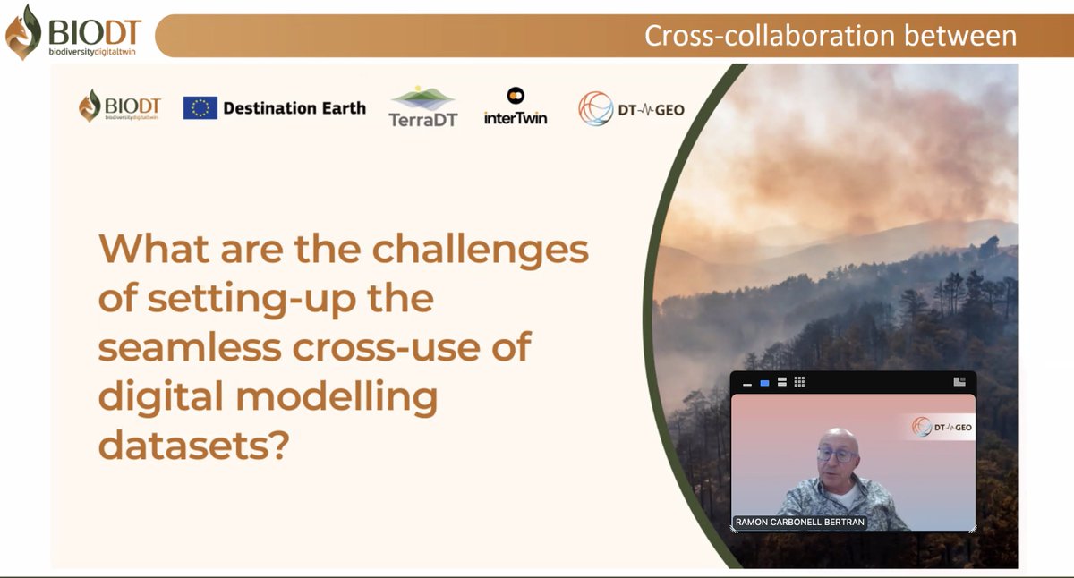 BioDT (@biodiversitydt) on Twitter photo And that's a wrap! 🌐🤝
Thank you to all the participants that have joined the BioDT Webinar on cross-use tools and climate change mitigation.
@RitaGiuffrida from <a href="/TrustITServices/">Trust-IT Services</a> kicked off the webinar highlighting the threats to biodiversity and how this is linked to climate And that's a wrap! 🌐🤝
Thank you to all the participants that have joined the BioDT Webinar on cross-use tools and climate change mitigation.
@RitaGiuffrida from <a href="/TrustITServices/">Trust-IT Services</a> kicked off the webinar highlighting the threats to biodiversity and how this is linked to climate