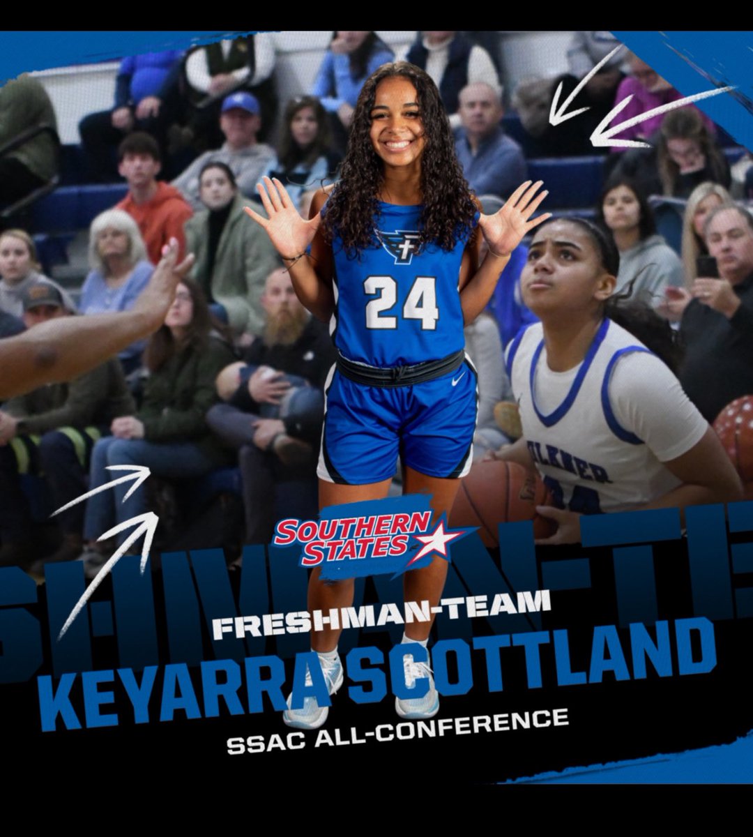 Congratulations to Veal 2024 Keyarra Scottland, Faulkner University on making the SSAC All Conference Freshman Team.