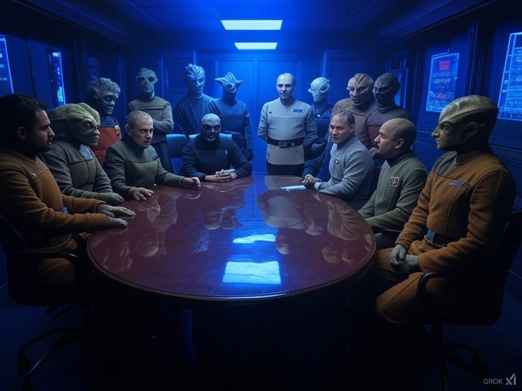 Barry Schuler (@bschuler) on Twitter photo And the new Cabinet assembles for the first Cabinet meeting. And the new Cabinet assembles for the first Cabinet meeting.