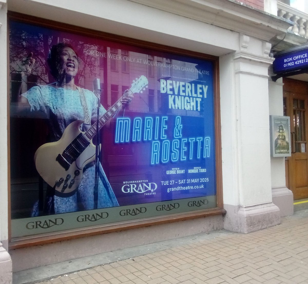 Tony (@tonywright25) on Twitter photo Walked past <a href="/WolvesGrand/">Wolverhampton Grand</a> today
<a href="/Beverleyknight/">Beverley Knight💙</a> in Marie & Rosetta performances in May get those tickets everyone Walked past <a href="/WolvesGrand/">Wolverhampton Grand</a> today
<a href="/Beverleyknight/">Beverley Knight💙</a> in Marie & Rosetta performances in May get those tickets everyone