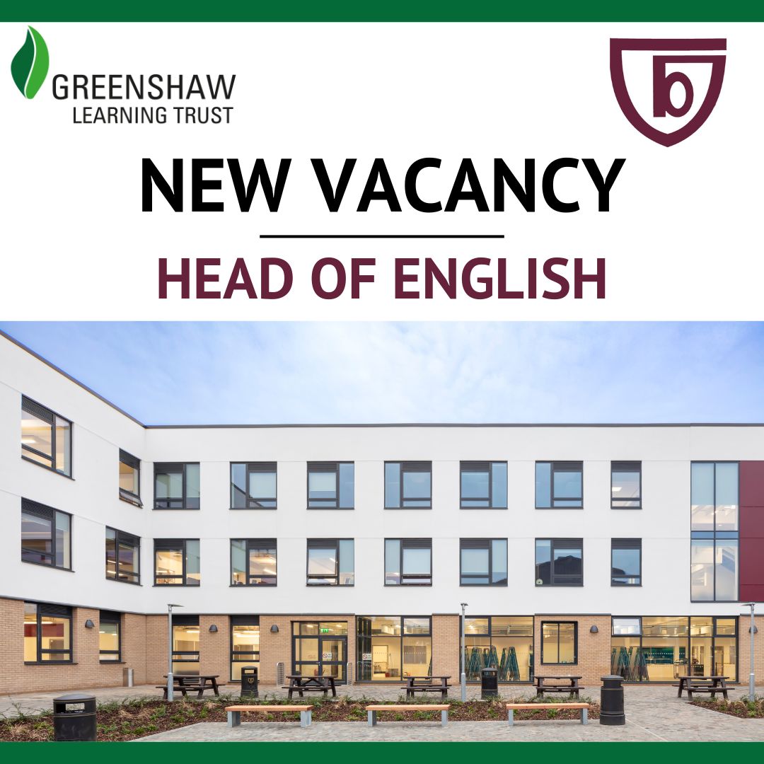 🚨NEW VACANCY - Head of English <a href="/Brakenhale/">Brakenhale School</a> 🚨

Do you love teaching English? Do you want to join a team who are passionate about engaging and inspiring young people in their learning? Come and lead the English Department to success!

Find out more here👇ce0218li.webitrent.com/ce0218li_webre…