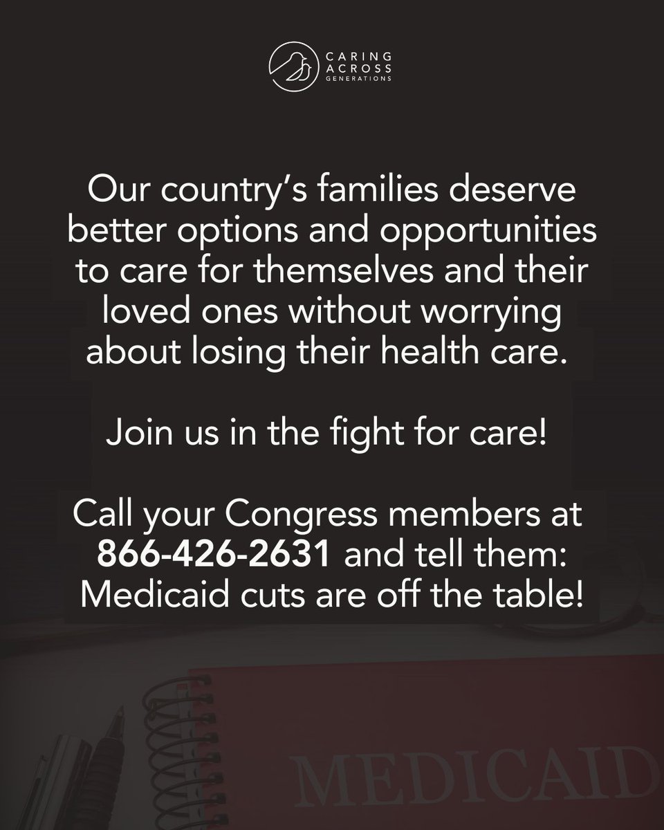 Our country’s families deserve better options and opportunities to care for themselves and their loved ones without worrying about losing their care. Our nation’s leaders must put families first and end these harmful attacks on life-saving programs. #ProtectMedicaid
