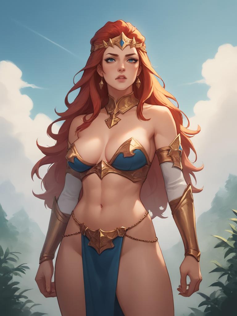 SpicyChatAI's tweet image. Kneel or challenge her—either way, you&apos;re at her mercy. ⚔️🔥 Do you also have a thing for warrior princesses? #SpicyChat