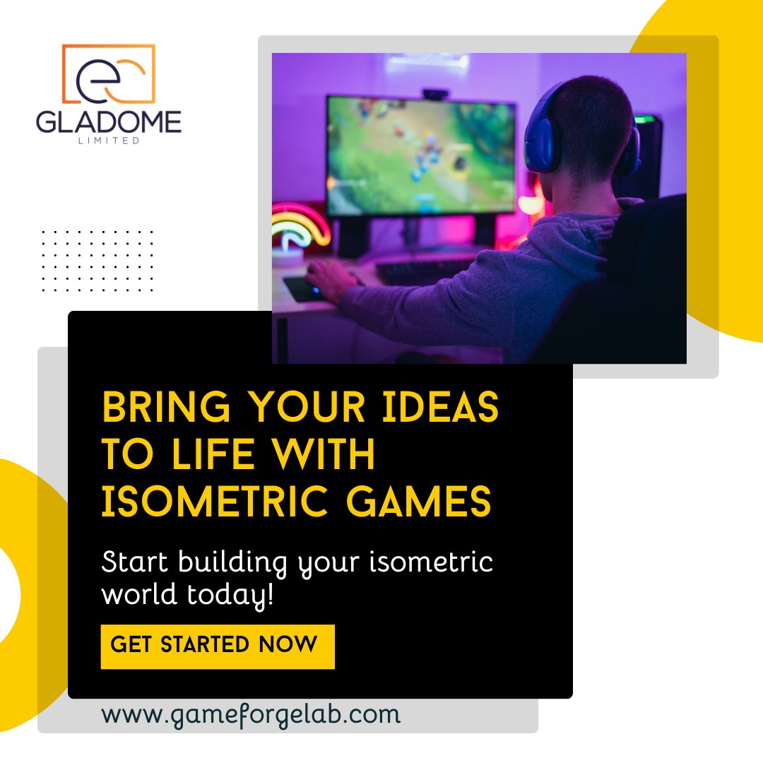 gameforgelab's tweet image. With our isometric game template, you can create breathtaking worlds that captivate your players from start to finish.  #IsometricGames #GameForgeLab