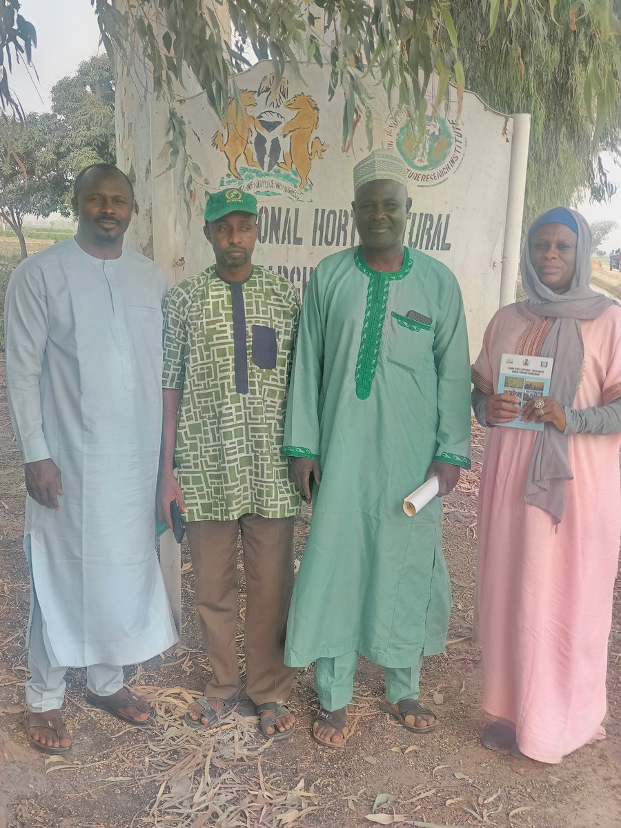 The SAPZ Nigeria partner with NIHORT, Kano branch on the documentation of Knowledge sharing Products (KSP) technologies and best practices for tomato.